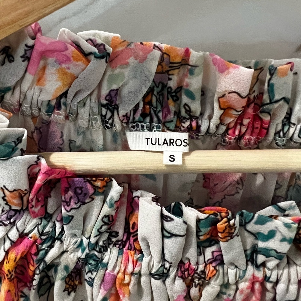 Tularosa Brogan mini dress in pastel floral - Picture 6 of 6